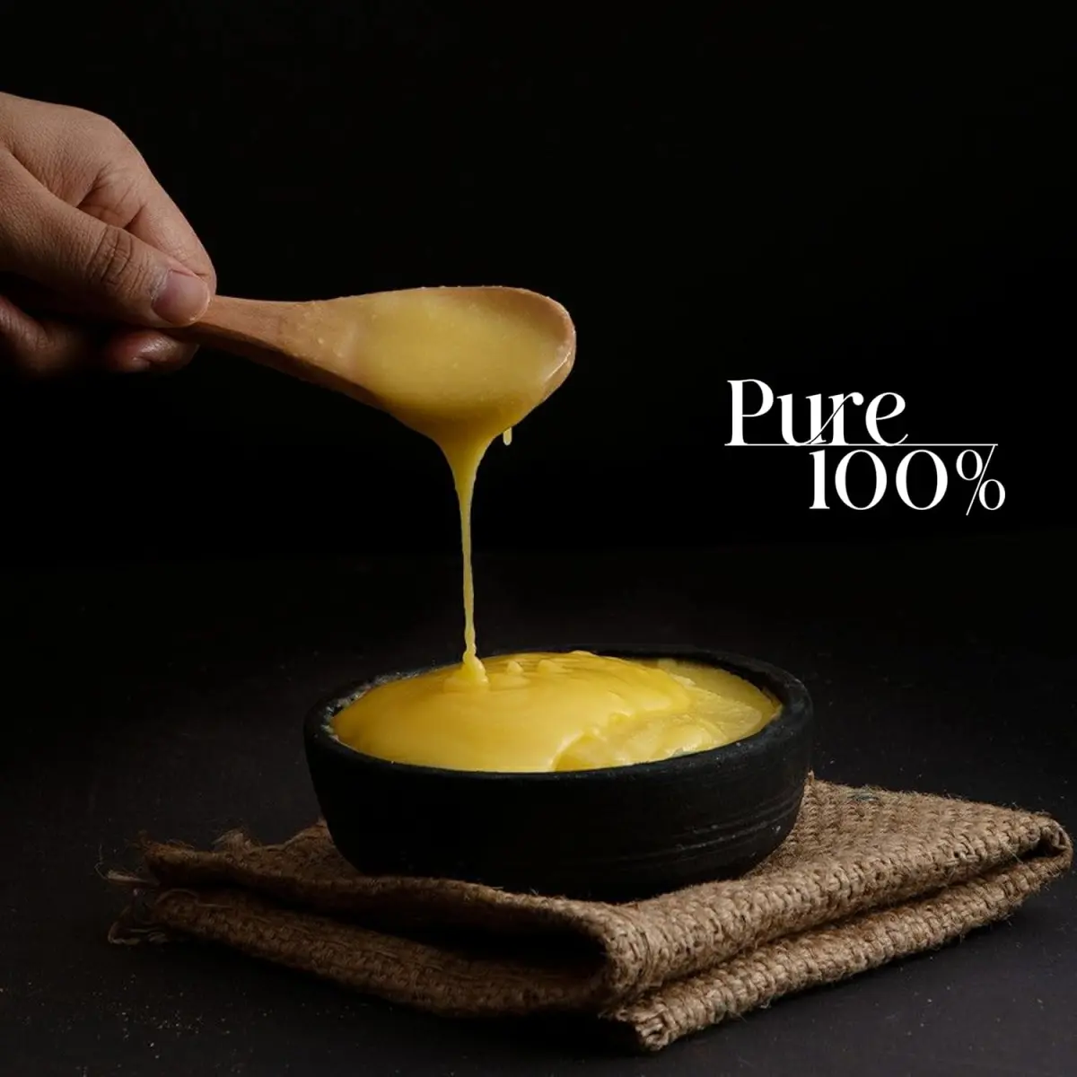 Sujla A2 Desi Cow Ghee 1000 ML | Glass Jar | Vedic Bilona Method | Curd-Churned | Pure, Natural & Healthy | Lab tested|